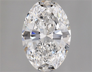 Foto Diamante Natural 0.70 quilates, Ovalado , Color E, claridad SI1 y certificado GIA de