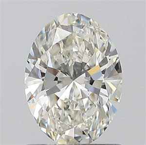 Picture of Natural Diamond 0.90 Carats, Oval with  Cut, J Color, SI1 Clarity and Certified by GIA