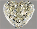 Natural Diamond 0.92 Carats, Heart with  Cut, K Color, VS1 Clarity and Certified by HRD