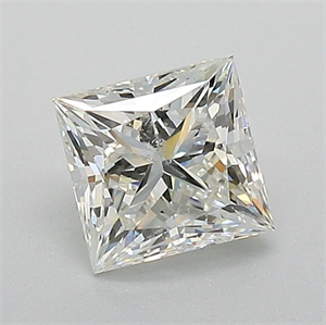 Foto Diamante Natural 0.84 quilates, Princesa , Color I, claridad SI2 y certificado GIA de