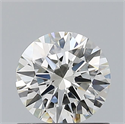 Natural Diamond 0.75 Carats, Round with Excellent Cut, H Color, IF Clarity and Certified by IGI