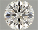 Natural Diamond 0.75 Carats, Round with Excellent Cut, J Color, SI1 Clarity and Certified by GIA