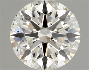 Picture of Natural Diamond 0.75 Carats, Round with Excellent Cut, J Color, SI1 Clarity and Certified by GIA