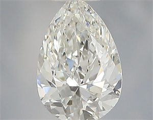 Picture of Natural Diamond 0.38 Carats, Pear with  Cut, G Color, VS2 Clarity and Certified by IGI