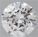 Lab Grown Diamond 6.95 Carats, Round with Ideal Cut, E Color, VS1 Clarity and Certified by IGI