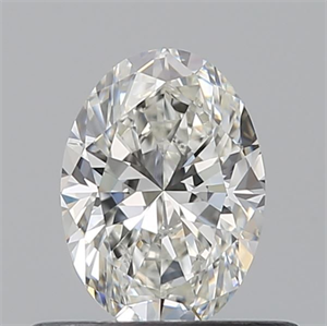 Picture of Natural Diamond 0.50 Carats, Oval with  Cut, G Color, VVS2 Clarity and Certified by GIA