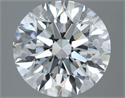 Natural Diamond 2.61 Carats, Round with Excellent Cut, D Color, VVS2 Clarity and Certified by GIA