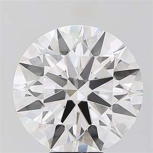 Picture of Lab Grown Diamond 7.46 Carats, Round with Ideal Cut, E Color, VVS2 Clarity and Certified by IGI