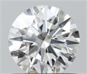 Natural Diamond 0.70 Carats, Round with Excellent Cut, G Color, SI1 Clarity and Certified by GIA