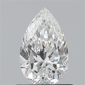 Picture of Natural Diamond 0.70 Carats, Pear with  Cut, E Color, VS1 Clarity and Certified by GIA