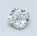 Natural Diamond 0.90 Carats, Cushion with  Cut, H Color, VS1 Clarity and Certified by GIA