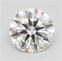 Natural Diamond 0.40 Carats, Round with Excellent Cut, F Color, VVS2 Clarity and Certified by GIA