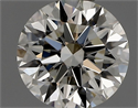 Diamante Natural 0.50 quilates, Redondo , Color J, claridad VVS2 y certificado GIA