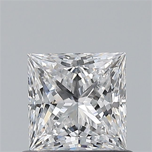 Picture of Natural Diamond 0.70 Carats, Princess with  Cut, D Color, VVS1 Clarity and Certified by GIA