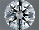 Natural Diamond 2.50 Carats, Round with Excellent Cut, G Color, VS2 Clarity and Certified by IGI