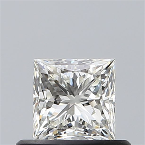 Picture of Natural Diamond 0.50 Carats, Princess with  Cut, J Color, VS1 Clarity and Certified by GIA