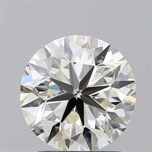 Picture of Natural Diamond 2.00 Carats, Round with Very Good Cut, J Color, VVS2 Clarity and Certified by GIA