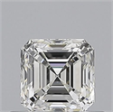 Natural Diamond 0.50 Carats, Asscher with  Cut, I Color, VS1 Clarity and Certified by GIA