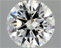 Diamante Natural 1.50 quilates, Redondo , Color F, claridad VVS2 y certificado GIA