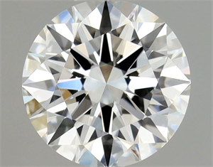 Picture of Natural Diamond 0.70 Carats, Round with Excellent Cut, H Color, VS2 Clarity and Certified by GIA