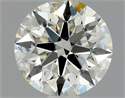 Natural Diamond 0.90 Carats, Round with Excellent Cut, K Color, VVS1 Clarity and Certified by GIA