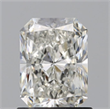 Natural Diamond 1.01 Carats, Radiant with  Cut, I Color, SI1 Clarity and Certified by GIA