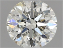 Natural Diamond 0.50 Carats, Round with Excellent Cut, K Color, SI2 Clarity and Certified by GIA