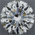 Diamante Natural 0.92 quilates, Redondo , Color K, claridad SI2 y certificado GIA