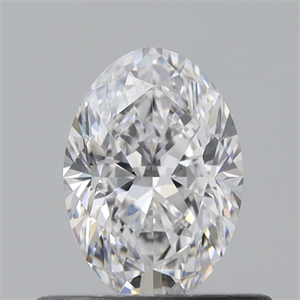 Picture of Natural Diamond 0.53 Carats, Oval with  Cut, D Color, VS1 Clarity and Certified by GIA