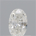 Natural Diamond 0.31 Carats, Oval with  Cut, F Color, SI1 Clarity and Certified by GIA