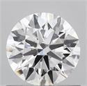 Lab Grown Diamond 0.73 Carats, Round with Ideal Cut, D Color, VS1 Clarity and Certified by IGI