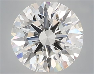 Picture of Lab Grown Diamond 1.02 Carats, Round with Excellent Cut, E Color, VVS2 Clarity and Certified by IGI