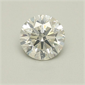 Natural Diamond 0.75 Carats, Round with Very Good Cut, I Color, I1 Clarity and Certified by GIA