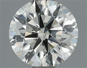 Foto Diamante Natural 0.71 quilates, Redondo , Color J, claridad SI1 y certificado IGI de