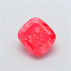Picture of Lab Grown Diamond 2.34 Carats, CUSHION MODIFIED with  Cut, Fancy Vivid Pink Color, VVS2 Clarity and Certified by IGI