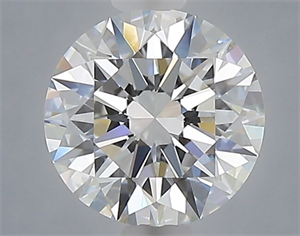 Picture of Lab Grown Diamond 1.09 Carats, Round with Excellent Cut, E Color, VVS2 Clarity and Certified by IGI