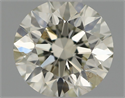Natural Diamond 0.70 Carats, Round with Excellent Cut, J Color, I1 Clarity and Certified by IGI