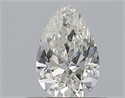 Diamante Natural 0.50 quilates, De pera , Color H, claridad SI2 y certificado GIA