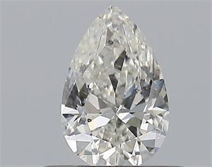 Foto Diamante Natural 0.50 quilates, De pera , Color H, claridad SI2 y certificado GIA de