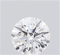 Lab Grown Diamond 1.02 Carats, Round with Ideal Cut, D Color, VVS2 Clarity and Certified by IGI