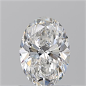 Natural Diamond 1.01 Carats, Oval with  Cut, E Color, SI1 Clarity and Certified by GIA