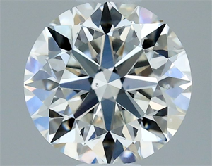 Picture of Natural Diamond 0.50 Carats, Round with Very Good Cut, H Color, SI1 Clarity and Certified by GIA
