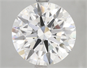 Lab Grown Diamond 5.59 Carats, Round with Ideal Cut, F Color, VVS1 Clarity and Certified by IGI
