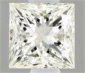 Natural Diamond 0.45 Carats, Princess with  Cut, J Color, VVS2 Clarity and Certified by IGI