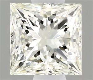 Picture of Natural Diamond 0.45 Carats, Princess with  Cut, J Color, VVS2 Clarity and Certified by IGI