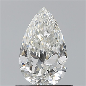 Picture of Natural Diamond 0.70 Carats, Pear with  Cut, H Color, VVS1 Clarity and Certified by GIA