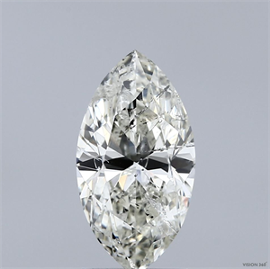 Picture of Natural Diamond 2.01 Carats, Marquise with  Cut, J Color, SI2 Clarity and Certified by IGI