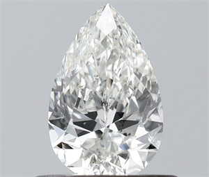 Foto Diamante Natural 0.50 quilates, De pera , Color G, claridad SI1 y certificado IGI de