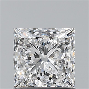 Foto Diamante Natural 0.90 quilates, Princesa , Color E, claridad VS2 y certificado GIA de