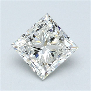 Foto Diamante Natural 0.90 quilates, Princesa , Color I, claridad VS2 y certificado GIA de